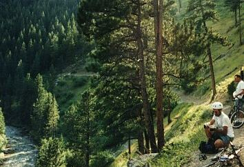 Mtn Biking in Little Big Horn Canyon in Wyo/Montana